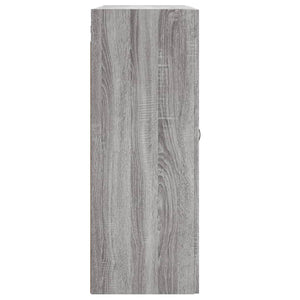 Mobile a Parete Grigio Sonoma 69,5x34x90 cm Legno Multistrato 830378