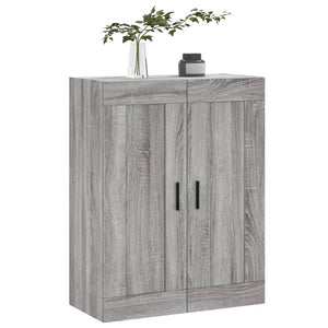 Mobile a Parete Grigio Sonoma 69,5x34x90 cm Legno Multistrato 830402