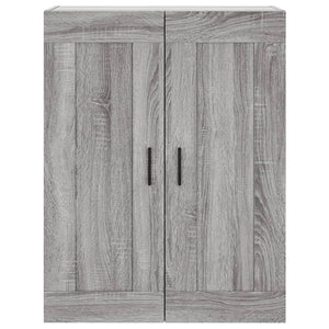 Mobile a Parete Grigio Sonoma 69,5x34x90 cm Legno Multistrato 830402