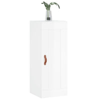 Mobile Parete Bianco Lucido 34,5x34x90 cm in Legno Multistrato 830478