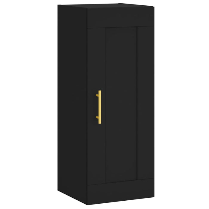 Armadietto a Muro Nero 34,5x34x90 cm in Legno Multistratocod mxl 79140
