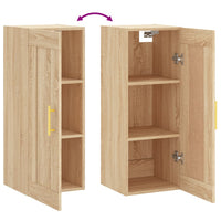 Armadietto a Muro Rovere Sonoma 34,5x34x90 cm Legno Multistrato 830487