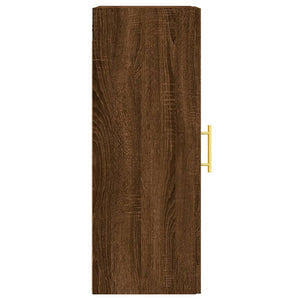 Mobile a Parete Rovere Marrone 34,5x34x90 cm Legno Multistrato 830491