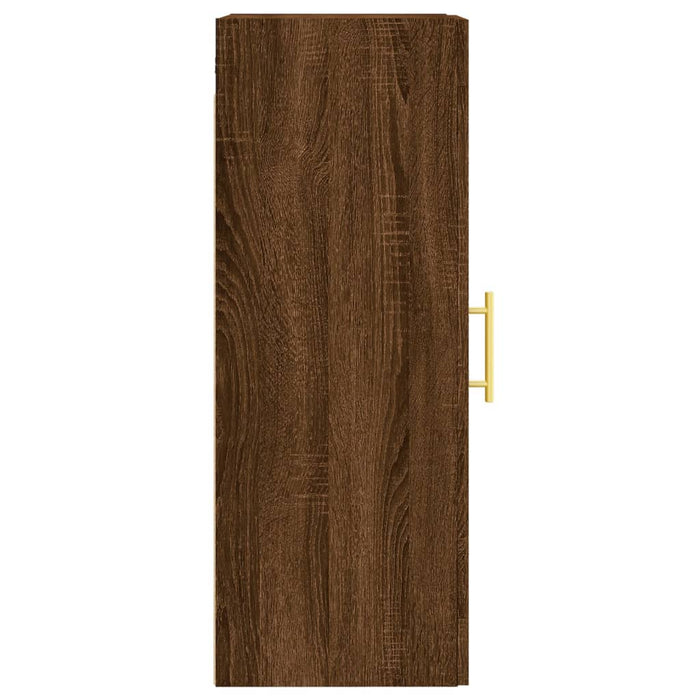 Mobile a Parete Rovere Marrone 34,5x34x90 cm Legno Multistrato 830491