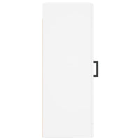 Armadietto a Muro Bianco 34,5x34x90 cm in Legno Multistrato 830500