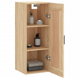 Armadietto a Muro Rovere Sonoma 34,5x34x90 cm Legno Multistrato 830503