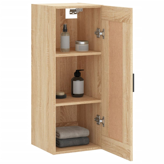 Armadietto a Muro Rovere Sonoma 34,5x34x90 cm Legno Multistrato