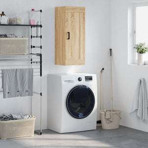 Armadietto a Muro Rovere Sonoma 34,5x34x90 cm Legno Multistrato 830503