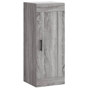 Mobile a Parete Grigio Sonoma 34,5x34x90 cm Legno Multistrato 830514