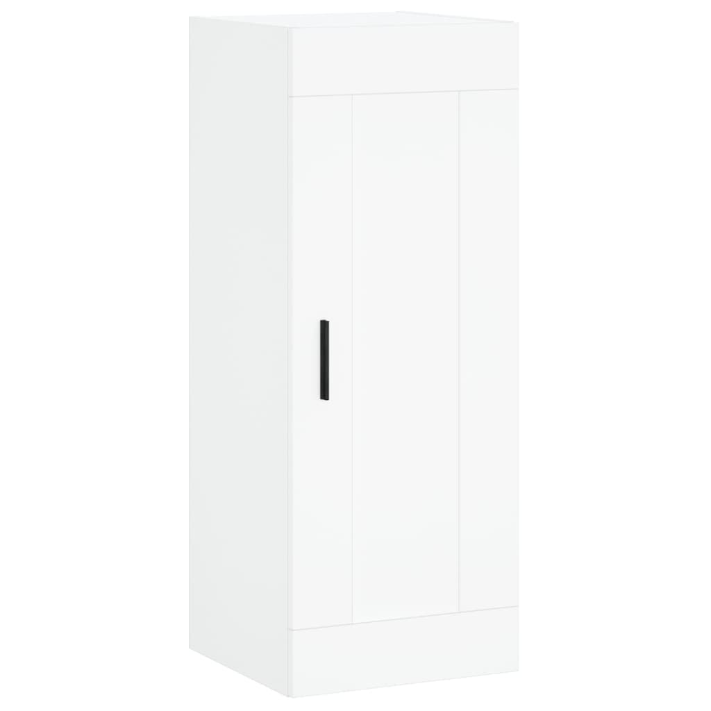 Armadietto a Muro Bianco 34,5x34x90 cm in Legno Multistrato 830516