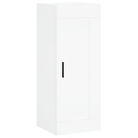Armadietto a Muro Bianco 34,5x34x90 cm in Legno Multistrato 830516