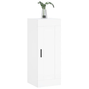 Armadietto a Muro Bianco 34,5x34x90 cm in Legno Multistrato 830516