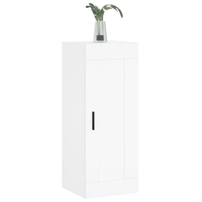Armadietto a Muro Bianco 34,5x34x90 cm in Legno Multistrato 830516
