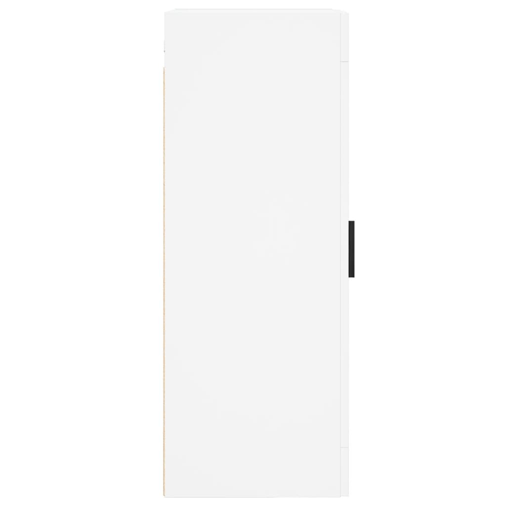 Armadietto a Muro Bianco 34,5x34x90 cm in Legno Multistrato 830516