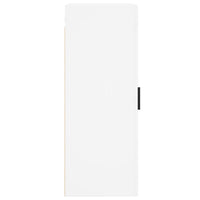 Armadietto a Muro Bianco 34,5x34x90 cm in Legno Multistrato 830516