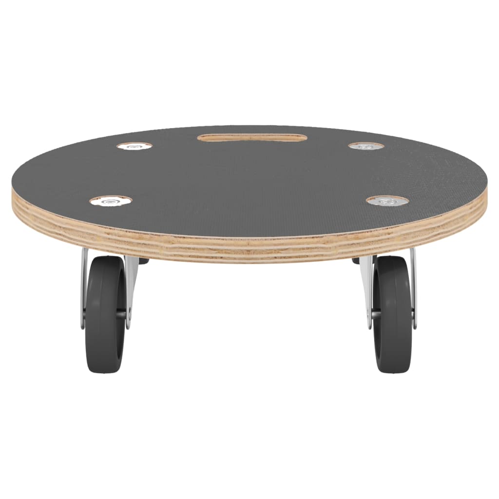 Pedane di Trasporto 2 pz Rotonde Ø38x11,5 cm 250 kg 154892