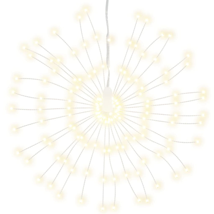 Illuminazioni di Natale Galassia 140 LED 8pz Bianco Caldo 17 cm 3190511