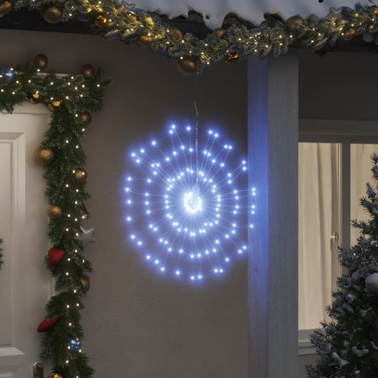 Illuminazioni di Natale Galassia 140 LED 2pz Bianco Freddo 17cm 3190512