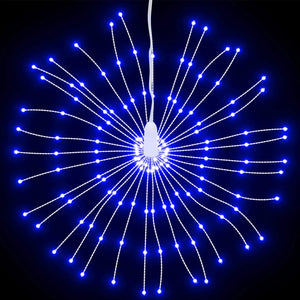 Illuminazioni di Natale Galassia 140 LED 2pz Blu 17 cm