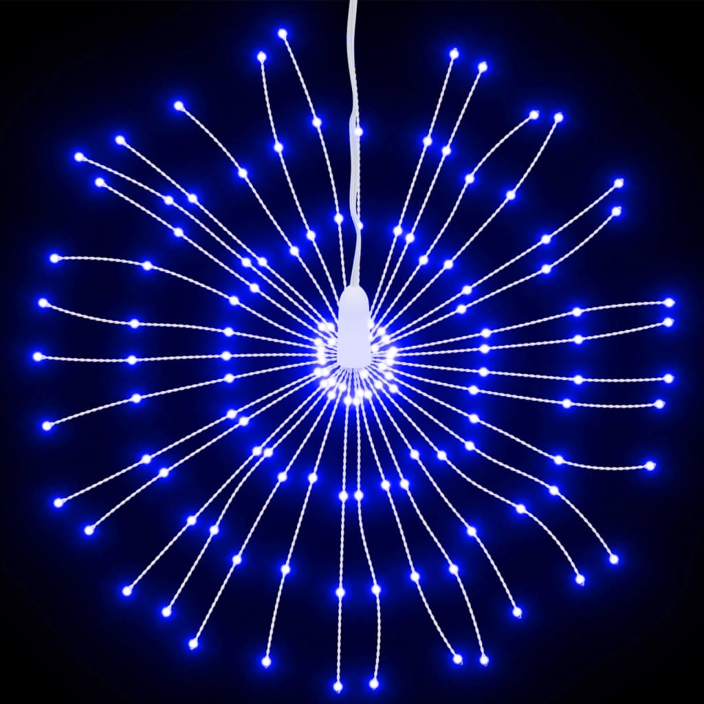 Illuminazioni di Natale Galassia 140 LED 8pz Blu 17 cm 3190515