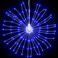 Illuminazioni di Natale Galassia 140 LED 8pz Blu 17 cm 3190515