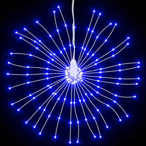 Illuminazioni di Natale Galassia 140 LED 8pz Blu 17 cm 3190515