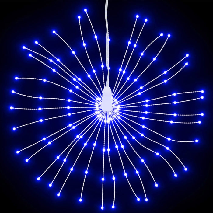 Illuminazioni di Natale Galassia 140 LED 8pz Blu 17 cm 3190515
