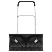 Pala da Neve con Manico Allungabile Nero 66cm Lama Acciaiocod mxl 122422