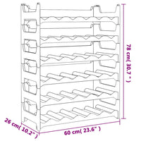 Portabottiglie per 36 Bottiglie in PP Impilabile 3189181