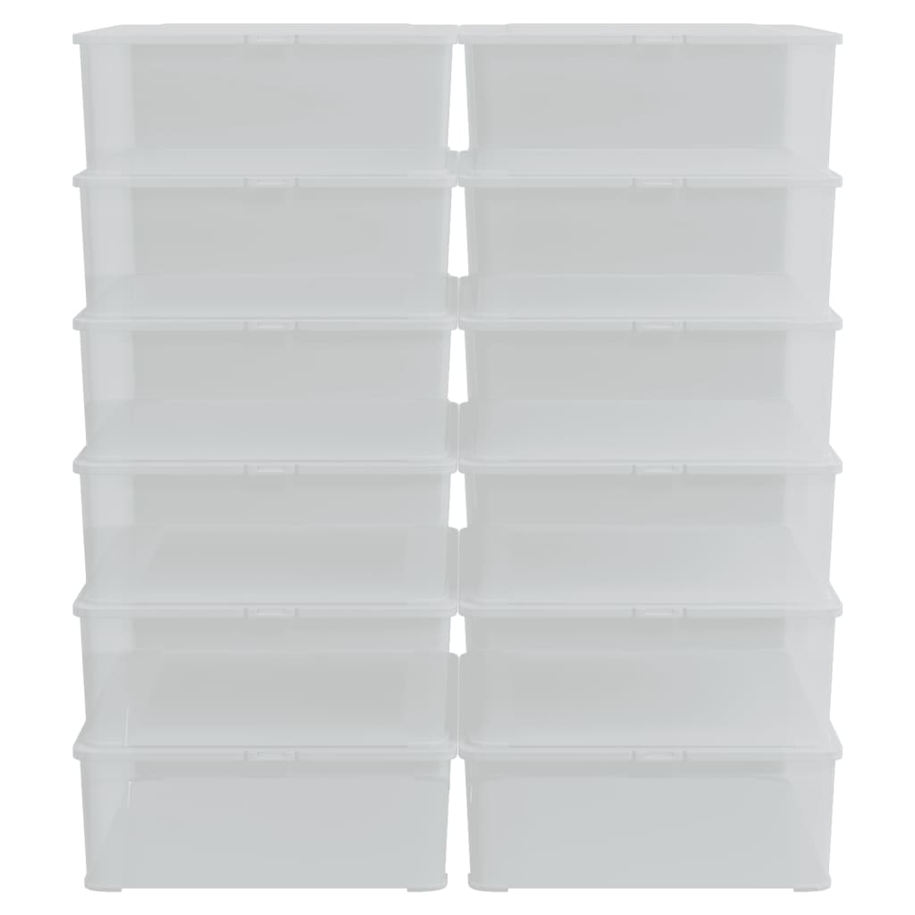 Contenitori in Plastica 12 pz 5 L Impilabilicod mxl 76890