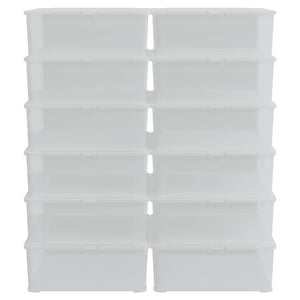 Contenitori in Plastica 12 pz 5 L Impilabilicod mxl 76890