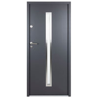Porta Ingresso Antracite 110x207,5 cm in Alluminio 3190528