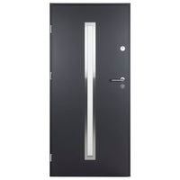 Porta Ingresso Antracite 110x207,5 cm in Alluminio 3190528