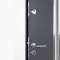 Porta Ingresso Antracite 110x207,5 cm in Alluminio 3190528