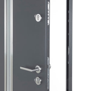 Porta Ingresso Antracite 110x207,5 cm in Alluminio 3190528