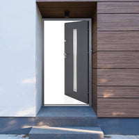 Porta Ingresso Antracite 110x207,5 cm in Alluminio 3190528