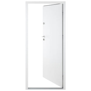 Porta Ingresso Bianca 110x207,5 cm in Alluminiocod mxl 117470