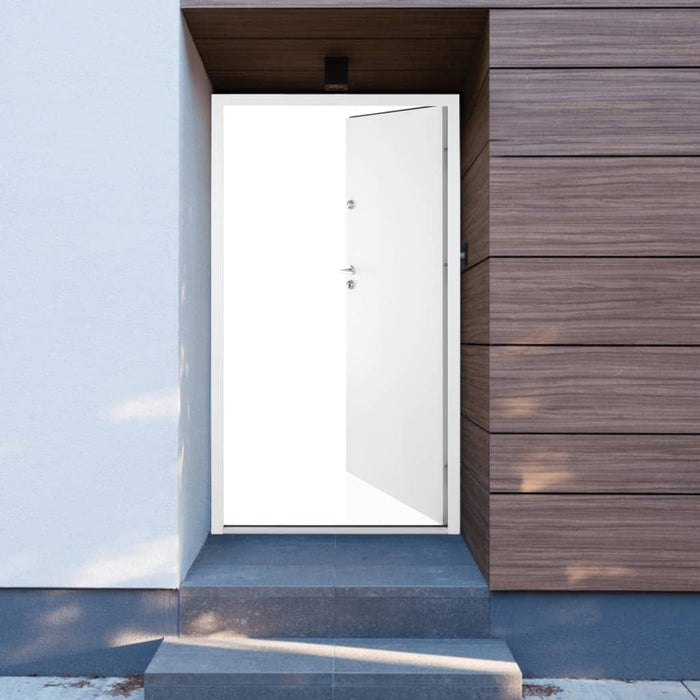 Porta Ingresso Bianca 110x207,5 cm in Alluminiocod mxl 117470