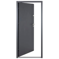 Porta Ingresso Antracite 90x200 cm in Alluminio 3190537