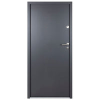 Porta Ingresso Antracite 90x200 cm in Alluminio 3190537