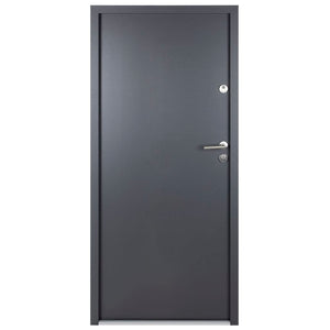 Porta Ingresso Antracite 90x200 cm in Alluminio 3190537