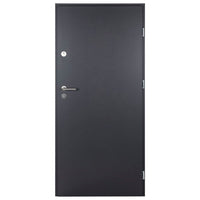 Porta Ingresso Antracite 90x200 cm in Alluminio 3190537