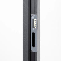 Porta Ingresso Antracite 90x200 cm in Alluminio 3190537