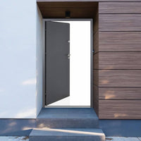 Porta Ingresso Antracite 90x200 cm in Alluminio 3190537