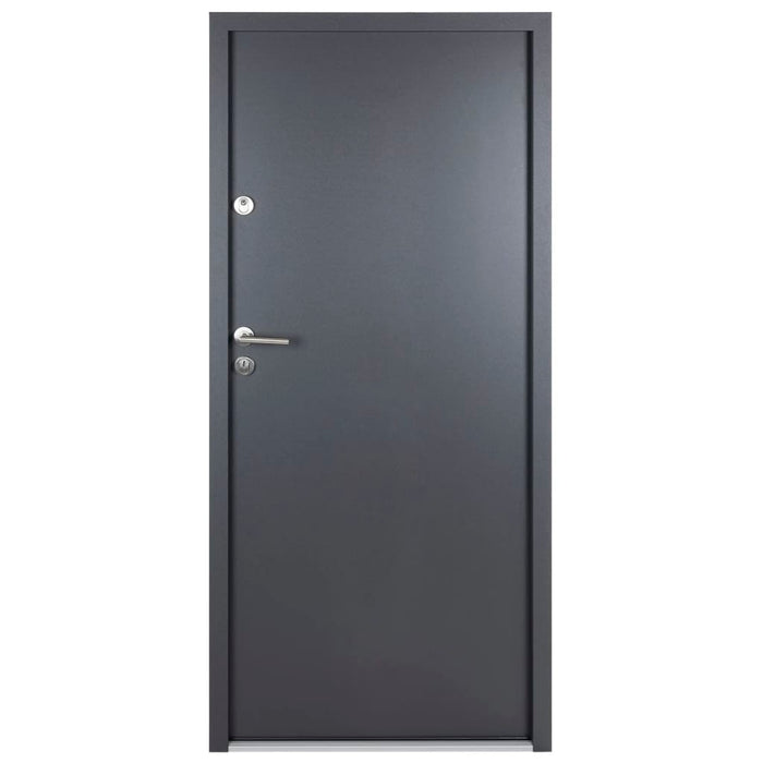 Porta Ingresso Antracite 110x207,5 cm in Alluminio 3190540