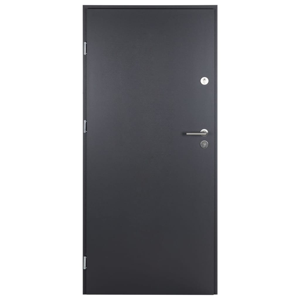 Porta Ingresso Antracite 110x207,5 cm in Alluminio 3190540