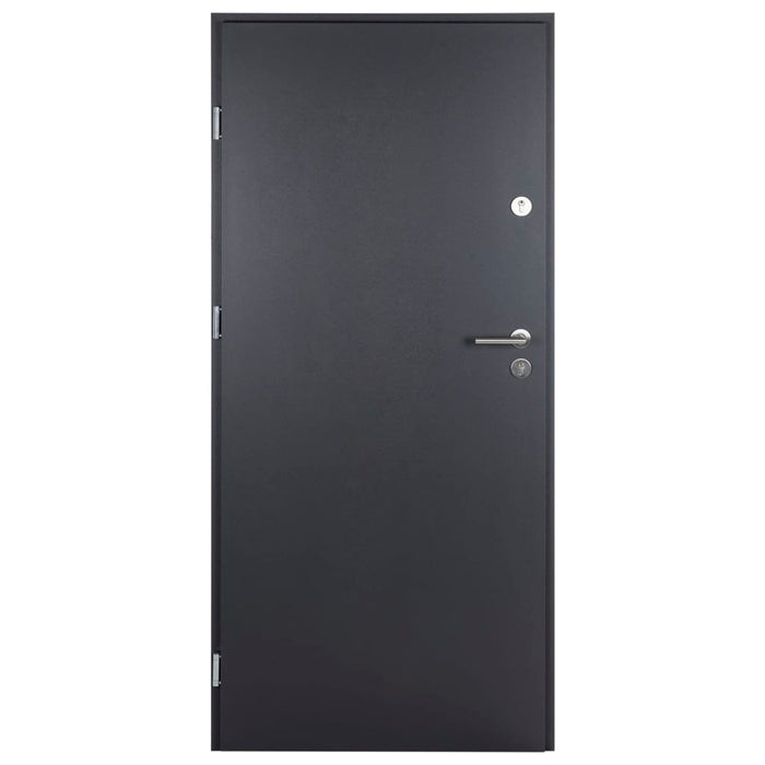 Porta Ingresso Antracite 110x207,5 cm in Alluminio 3190540