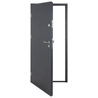 Porta Ingresso Antracite 110x207,5 cm in Alluminio 3190540