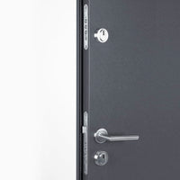 Porta Ingresso Antracite 110x207,5 cm in Alluminio 3190540