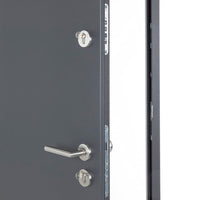 Porta Ingresso Antracite 110x207,5 cm in Alluminio 3190540